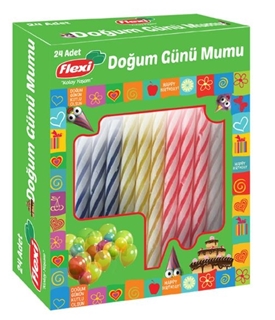 Flexi 5086 Mum Gecem Doğum Günü 24 Lü