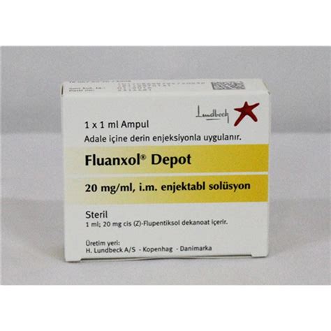 Lundbeck İlaç Fluanxol Depot 20 mg/ml 1 Ampül