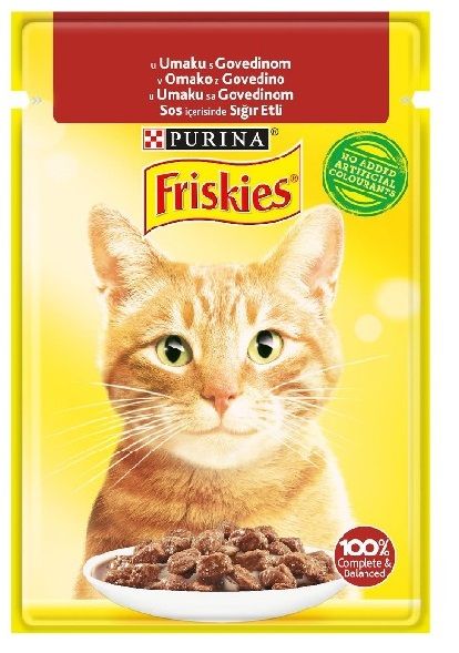Friskies Sığır Etli Yaş Kedi Maması 85 Gr