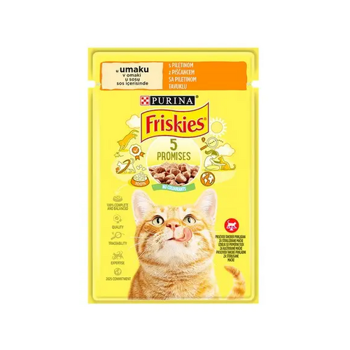 Friskies Yavru Tavuk Etli Kedi Yaş Maması 85 gr