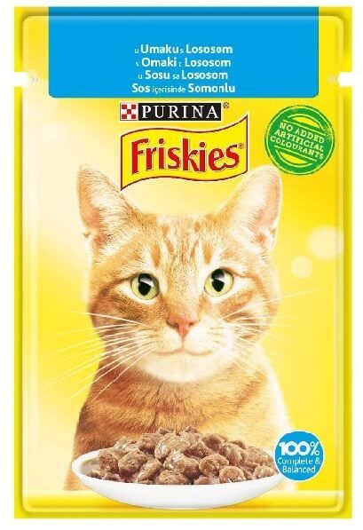 Friskies Yetişkin Kediler İçin Somonlu Kedi Maması 85 Gr