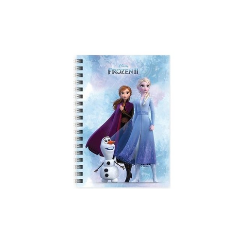 Frozen II A6 80 Yaprak Çizgili Spiralli Bloknot 140400-92