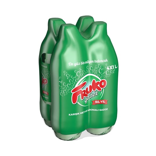 Fruko Gazoz 1 Lt 4'lü