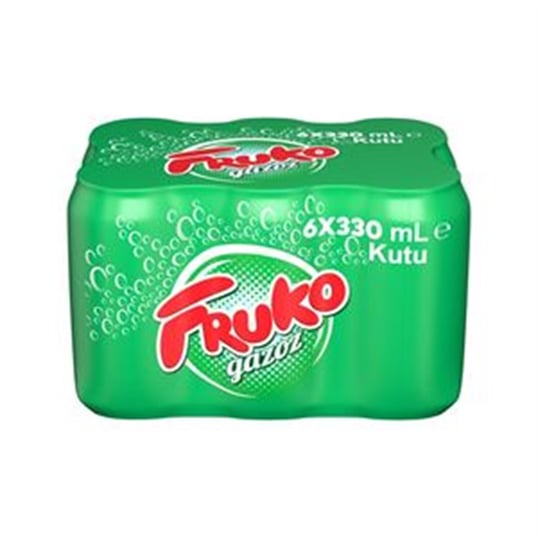 FRUKO GAZOZ 6*330 ML. (CAN)