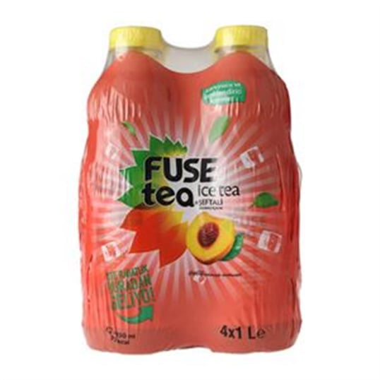 FUSE TEA SOĞUK ÇAY 4*1 LT. - ŞEFTALİ (PROMO PACK)