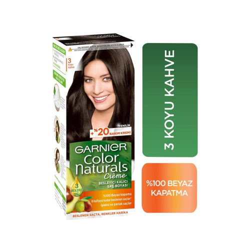 Garnier Color Naturals Saç Boyası Koyu Kahve No 3