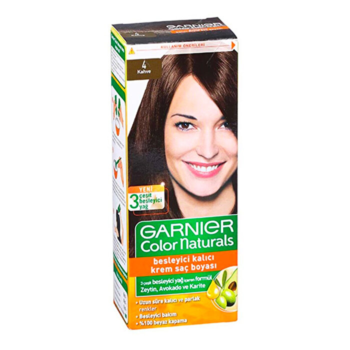 Garnier Color Naturals Saç Boyası Kahve No 4