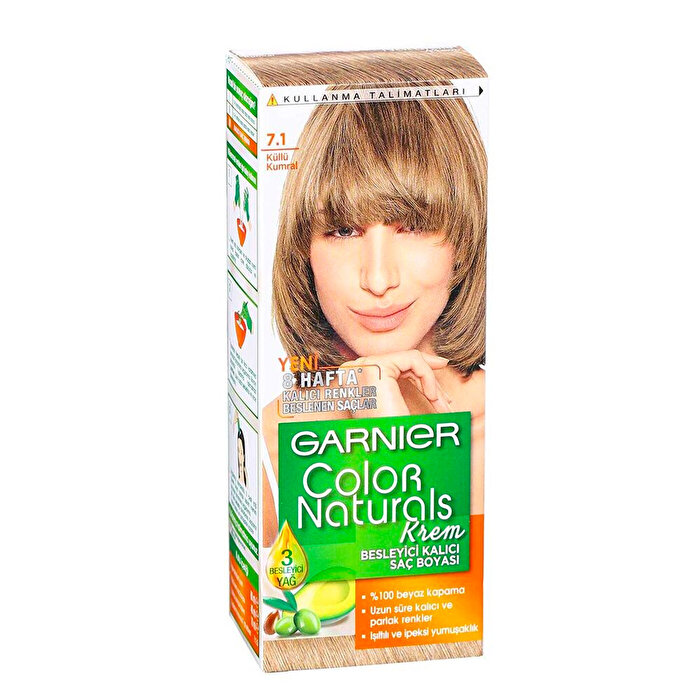 Garnier Color Naturals Saç Boyası Küllü Kumral No 7.1