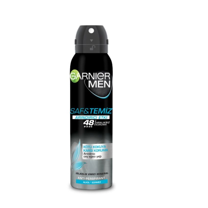Garnier Garnier Men Saf Ve Temiz Sprey 150 Ml