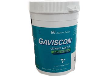 Reckitt Benckiser Gaviscon 500 mg 60 Tablet