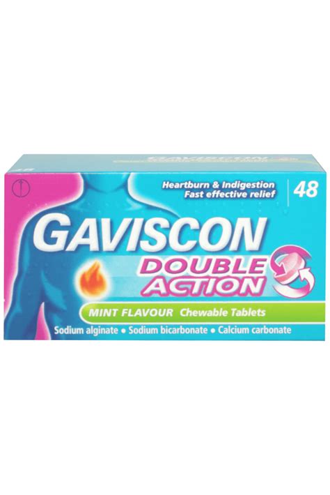 Reckitt Benckiser Gaviscon Double Action 48 Çiğneme Tableti