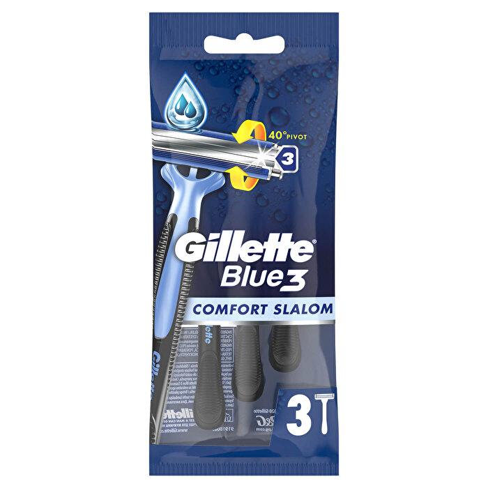 Gilette Blue3 Slalom Kullan At Tıraş Bıçağı 3'lü
