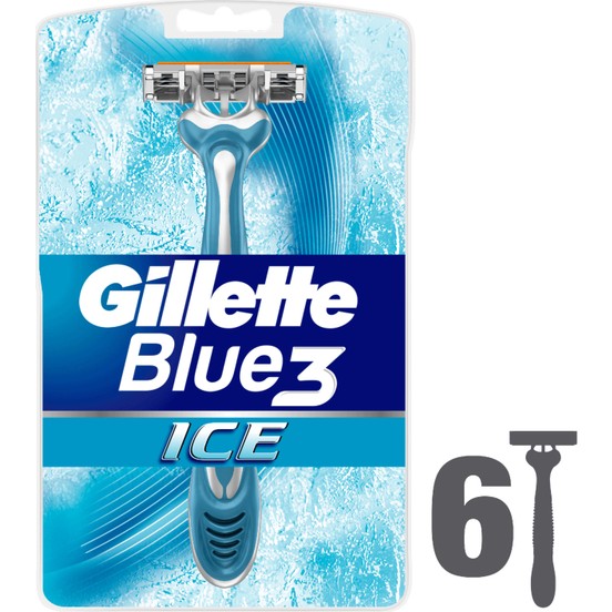 Gillette Blue 3 Cool Kullan-At Tıraş Bıçağı 6+2