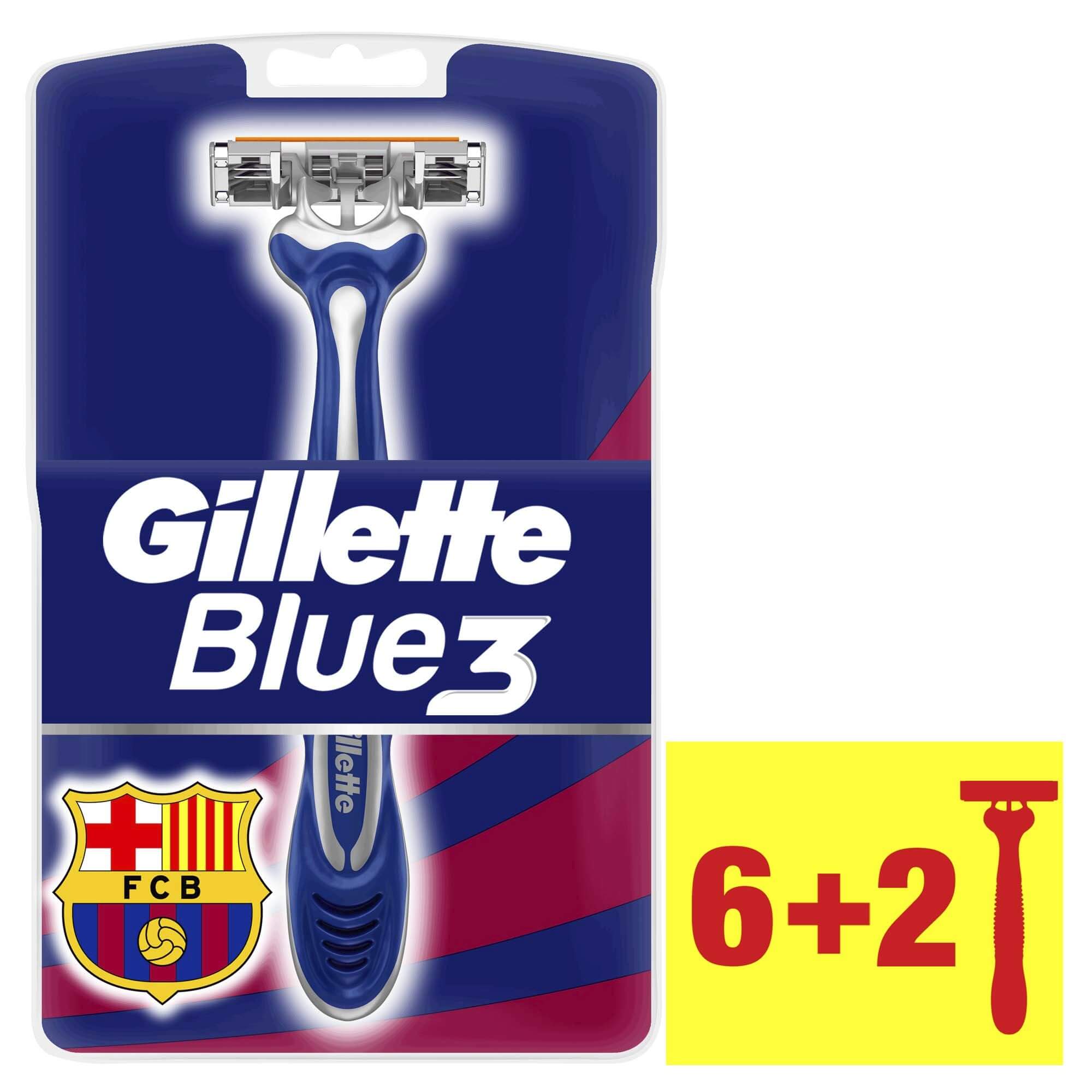 Gillette Blue 3 Kullan-At 6+2 Adet Tıraş Bıçağı