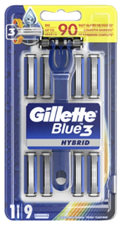 Gillette Blue3 Hybrid Tıraş Makinesi + 8 Bıçak