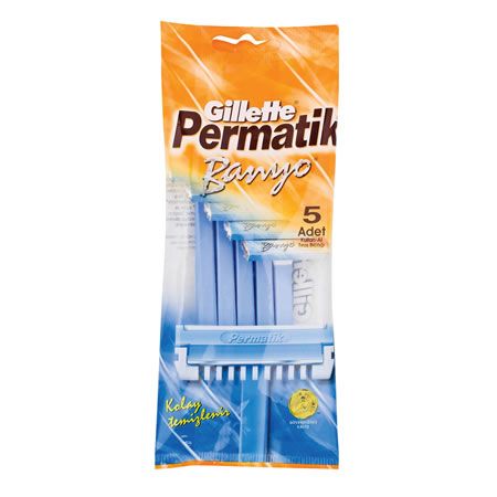 Gillette Permatik Banyo Kullan At Tıraş Bıçağı 5 Adet