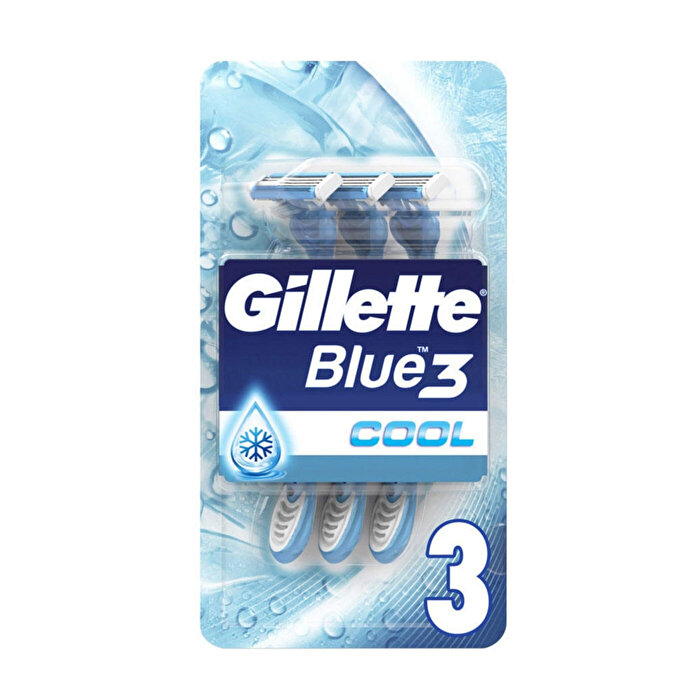 Gillette Blue3 Cool Kullan At Tıraş Bıçağı 3'lü