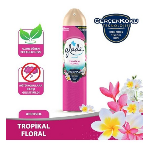 Glade Aerosol Tropikal Floral 300 ml