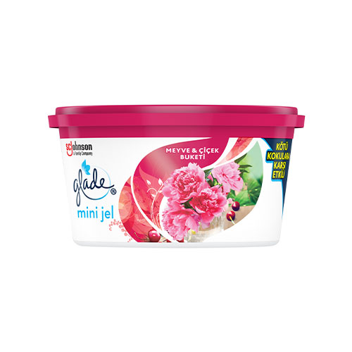 Glade Mini Jel Meyve & Çiçek Buketi Oda Kokusu (70 g)