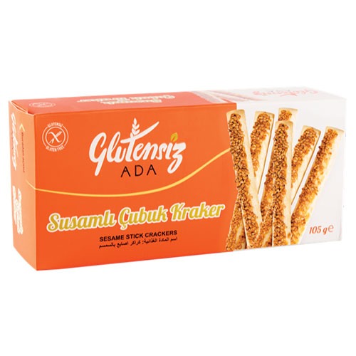Glutensiz Ada Susamlı Çubuk Kraker (105 g)