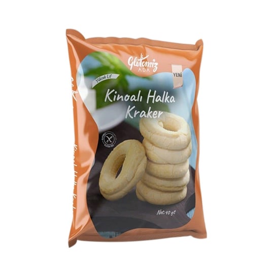 Glutensizada Halka Kraker 40 Gr Kinoalı