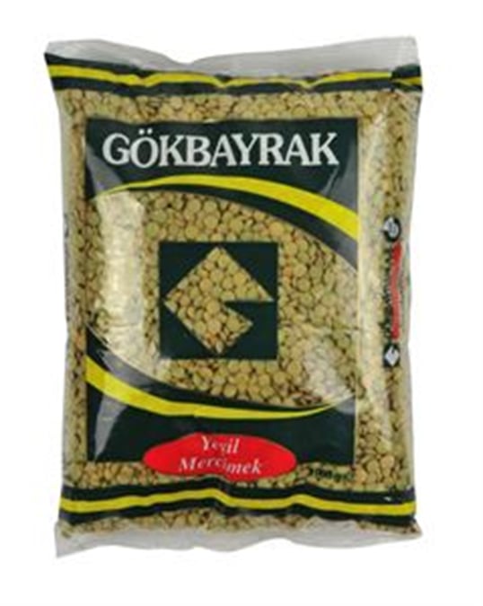 Gökbayrak Yeşil Mercimek 1000 Gr