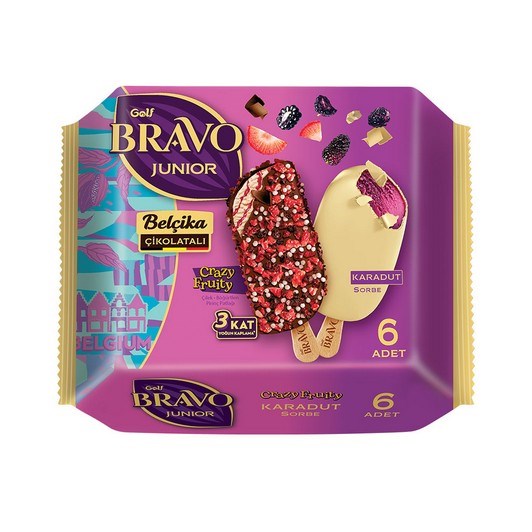Golf Bravo Junior Fruity Karadut 345 ml