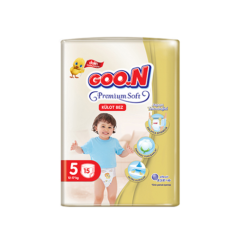 GOO.N Premium Soft Külot Bez 5 Beden (15 Adet)