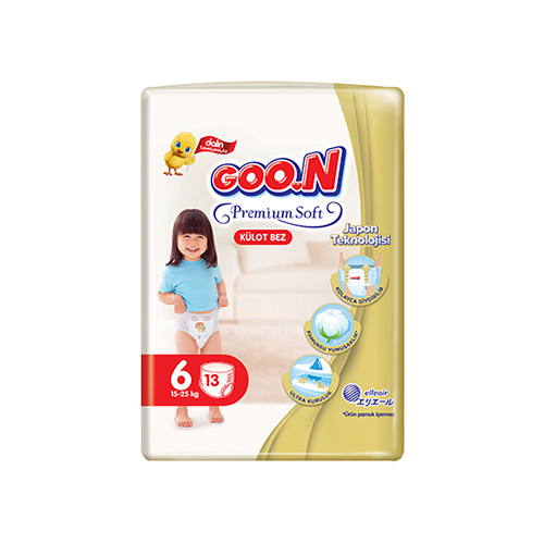GOO.N Premium Soft Külot Bez 6 Beden (13 Adet)