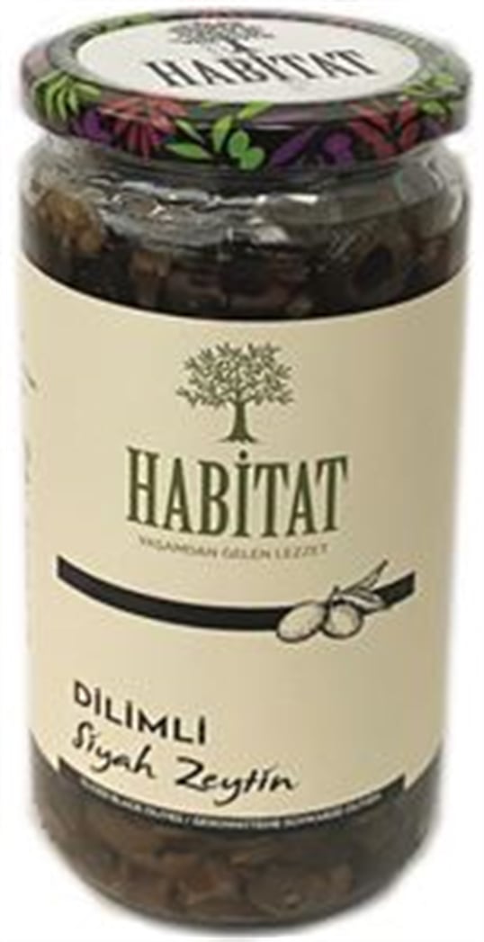 Habitat Siyah Zeytin 300 Gr - Dilimli