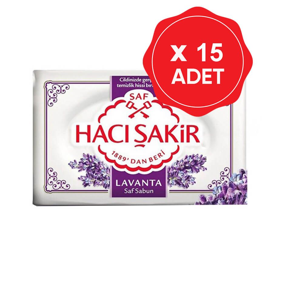 Hacı Şakir Banyo Sabunu Lavanta 600 Gr x 15 Adet