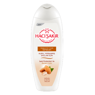 Hacı Şakir Besleyici Şampuan 600 Ml 2İn1 Badem Kuru&Yıpranmış