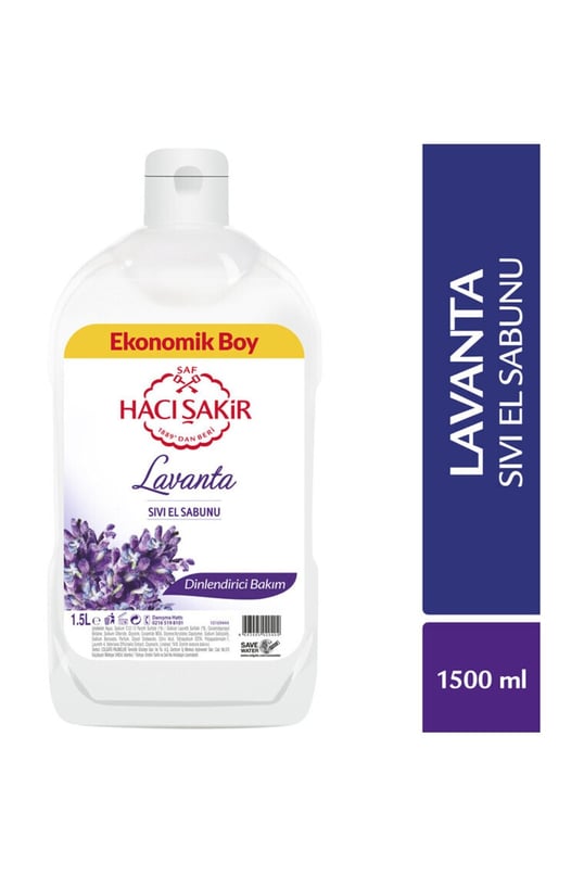 HACI ŞAKİR SIVI SABUN LAVANTA 1500 Lt