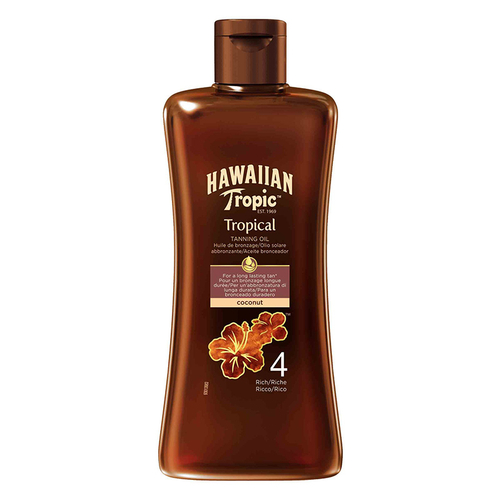 Hawaiian Tropic Protective Tanning Oil Spf4 200ml