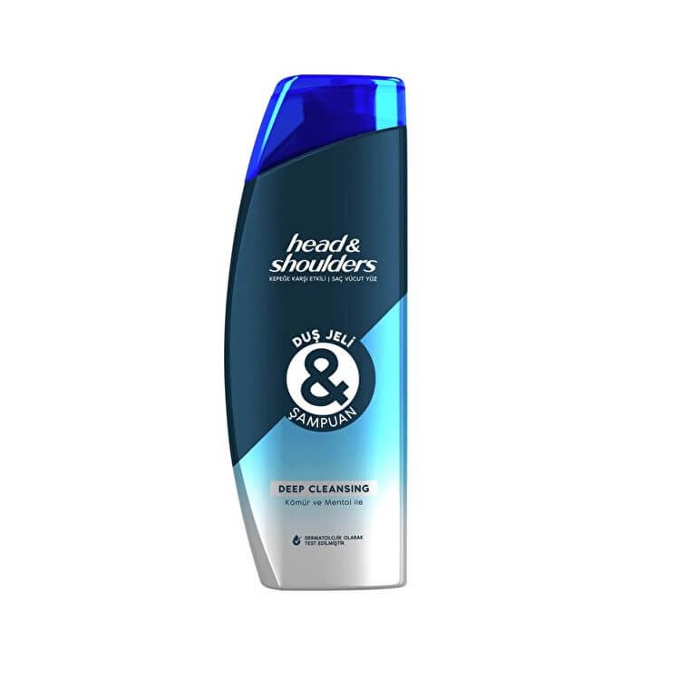 Head & Shoulders Duş Jeli ve Şampuan Deep Cleansing 360 Ml