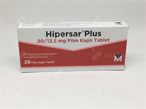 Hipersar Plus 20 mg/12.5 mg 28 Tablet
