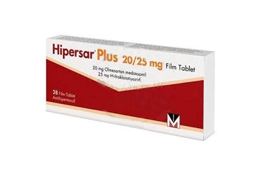 Hipersar Plus 20 mg/25 mg 28 Tablet