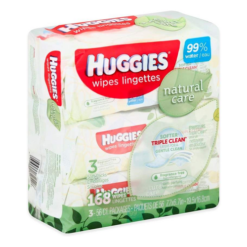 Huggies baby wipes Natural Care 56 pieces
