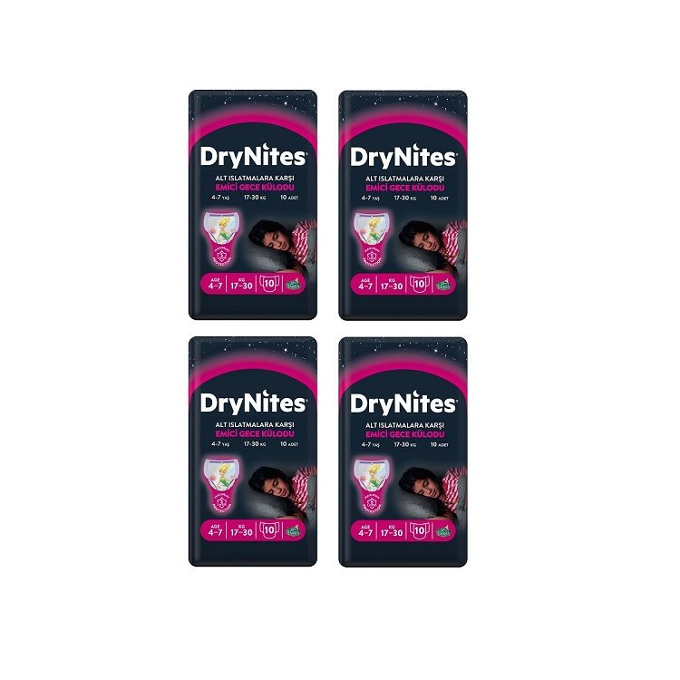 Huggies Drynites Emici Gece Külodu Small Kız 4-7 Yaş 40 Adet
