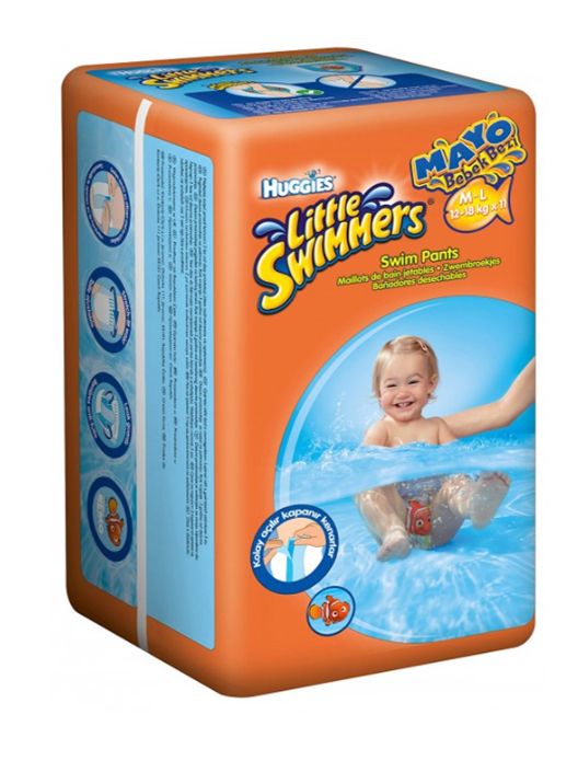 Huggies Little Swimmers M-L Mayo Bebek Bezi 12 - 18 kg 11 Adet