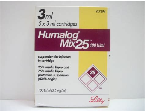 Lilly İlaç Humalog Mix 25 100 IU/ml SC 5 Enjeksiyon Kalemi