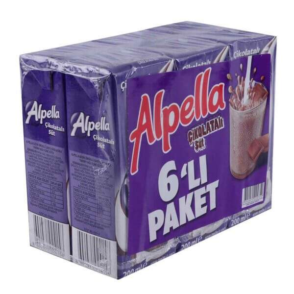 İçim Alpella Çikolatalı Süt 180 ml x 6 Adet
