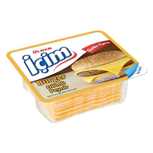 İçim Dilimli Burger Peynir 200 Gr