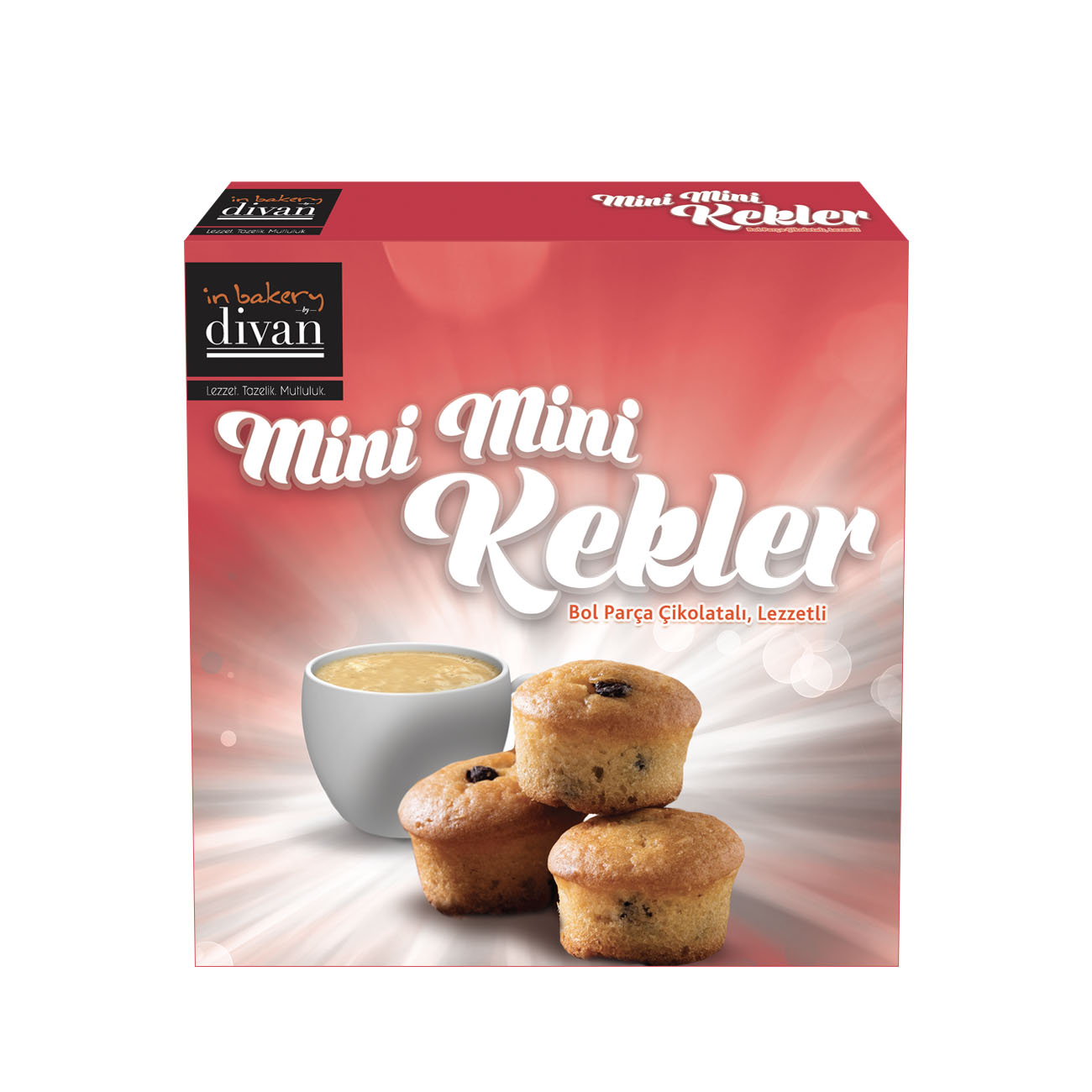 In Bakery by Divan Parça Çikolatalı Mini Mini Kekler (9 adet)