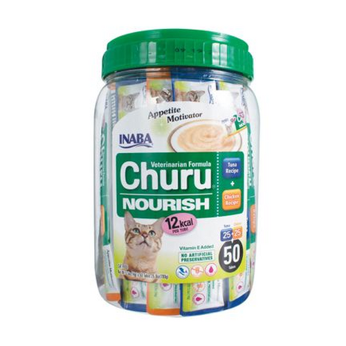 Inaba Churu Nourish Veterinary Formula Appetite Motivator Tuna & Chicken, 50 Tub