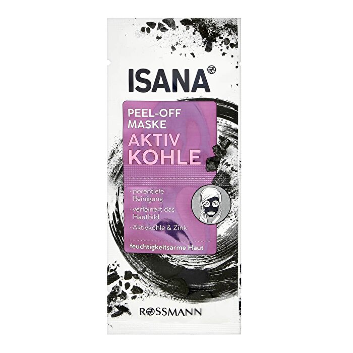 Isana Aktif Kömür Arındırıcı Maske Tüm Cilt Tipleri 2x8 ml