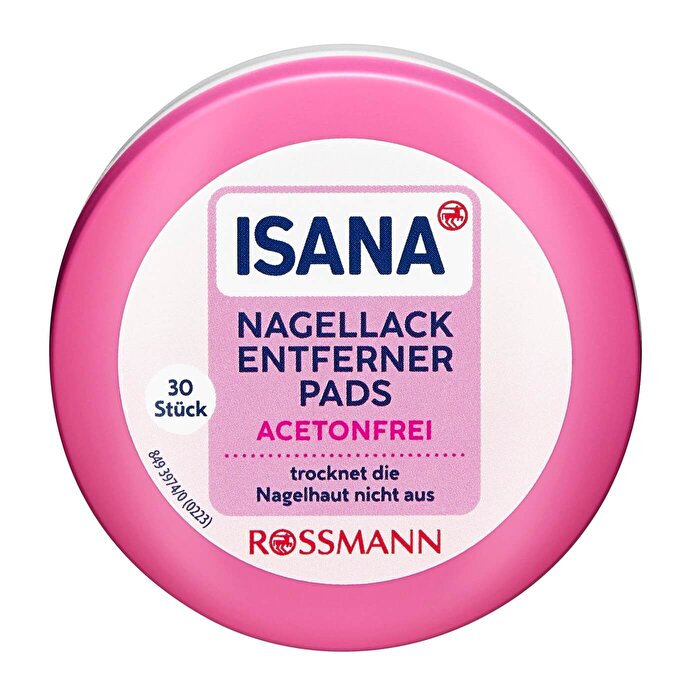 Isana Asetonsuz Oje Çıkarıcı Ped 30'lu 1 adet