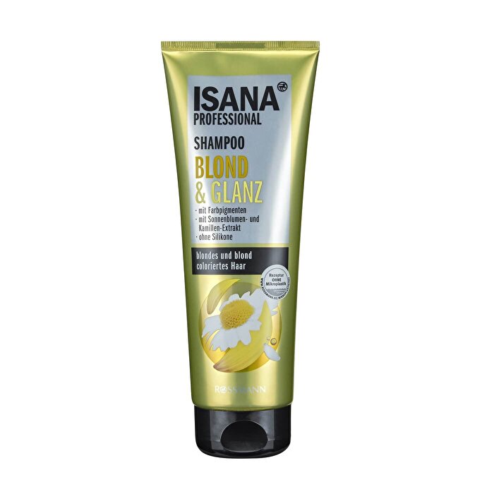 Isana Professional Sarı ve Parlak Şampuan Doğal Sarışın ve Boyalı Sarı Saçlar 250 ml