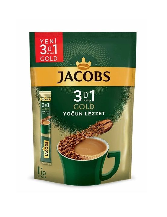 Jacobs 3 ü 1 Arada Yoğun 10 Adet