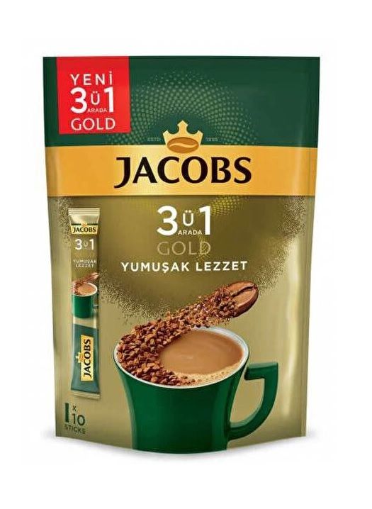 Jacobs 3 ü 1 Arada Yumuşak 10 Adet